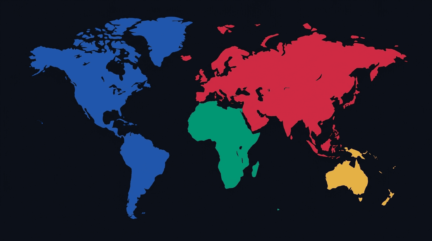 Supported currencies map