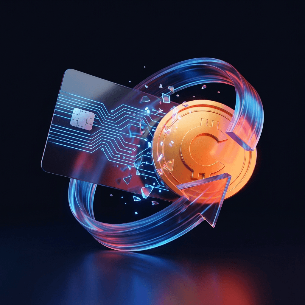 On-ramp option: accept crypto payments from bank cards