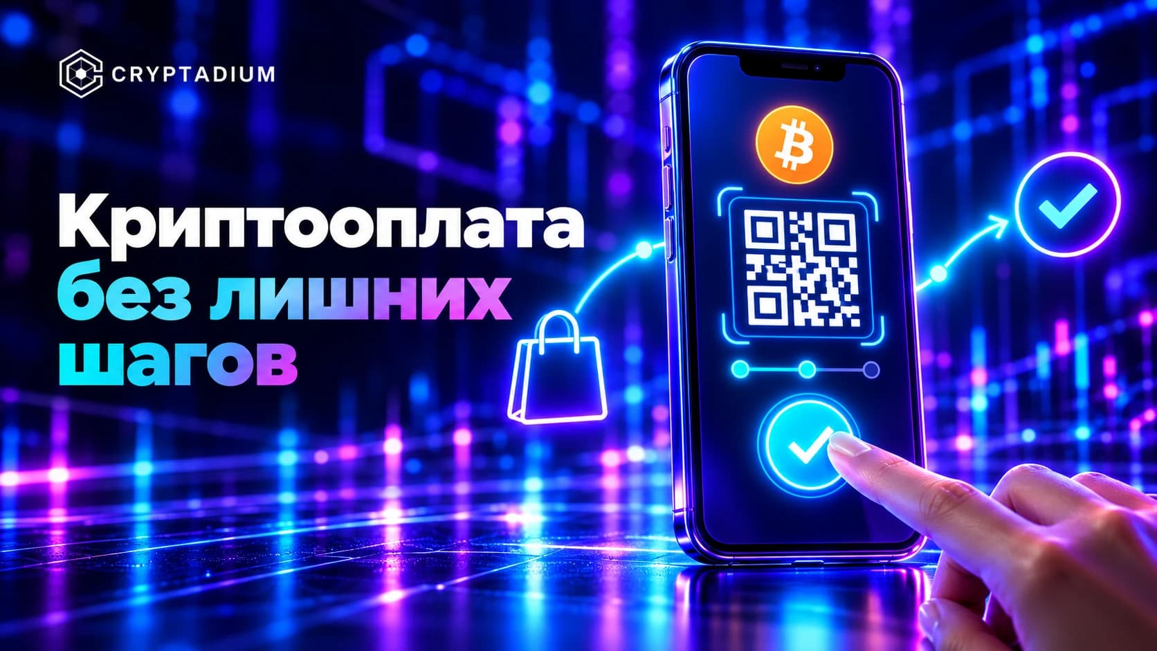 Криптооплата без лишних шагов — Cryptadium